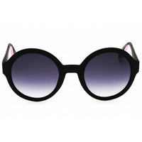 Adidas Women's Sunglasses - Matte Black Injected Propionate Round Frame | OR0080 02B ,