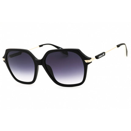 Adidas Women's Sunglasses - Matte Black Injected Propionate Round Frame | OR0082 02B ,