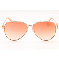 Adidas Unisex Sunglasses - Gold/Orange Metal Aviator Shape Full Rim Frame | OR0085 33L ,
