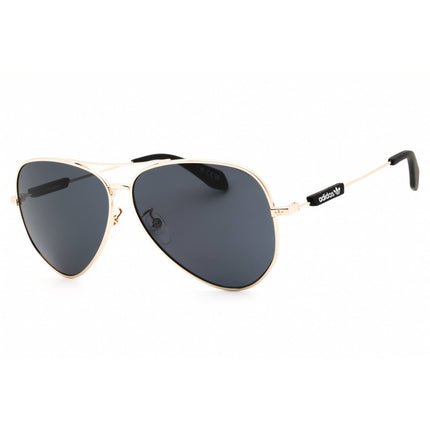 Adidas Unisex Sunglasses - Shiny Rose Gold Metal Aviator Full Rim Frame | OR0085 28A ,