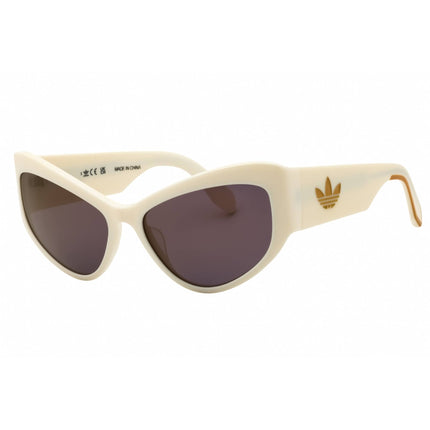 Adidas Women's Sunglasses - White Acetate Cat Eye Shape Full Rim Frame | OR0089 21G ,