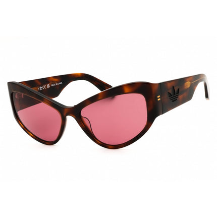 Adidas Women's Sunglasses - Dark Havana Acetate Cat Eye Full Rim Frame | OR0089 52S ,