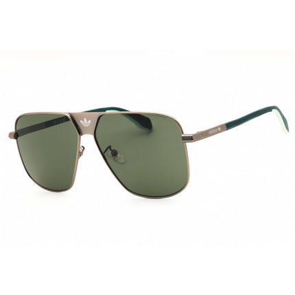 Adidas Men's Sunglasses - Matte Gunmetal Rectangular Shape Full Rim Frame | OR0091 09N ,