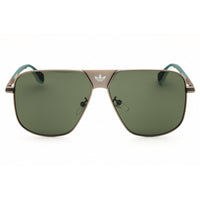 Adidas Men's Sunglasses - Matte Gunmetal Rectangular Shape Full Rim Frame | OR0091 09N ,