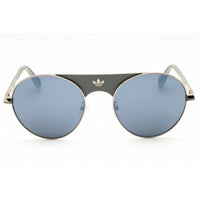 Adidas Unisex Sunglasses - Shiny Palladium Metal Round Full Rim Frame | OR0092 16C ,