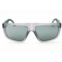 Adidas Unisex Sunglasses - Grey/Green Rectangular Shape Full Rim Frame | OR0093 20Q ,