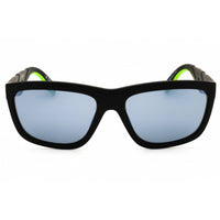 Adidas Unisex Sunglasses - Matte Black Rectangular Shape Full Rim Frame | OR0094 02C ,