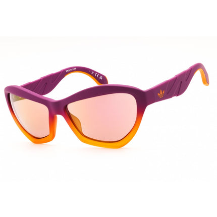 Adidas Unisex Sunglasses - Matte Pink Injected Propionate Cat Eye Frame | OR0095 73U ,