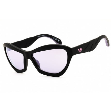 Adidas Unisex Sunglasses - Matte Black Cat Eye Shape Full Rim Frame | OR0095 02Z ,