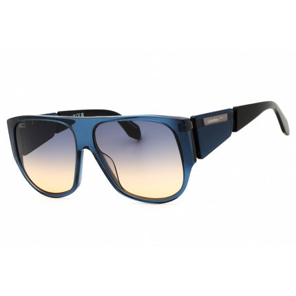 Adidas Men's Sunglasses - Blue/Black Acetate Oversized Full Rim Frame | OR0097 92W ,