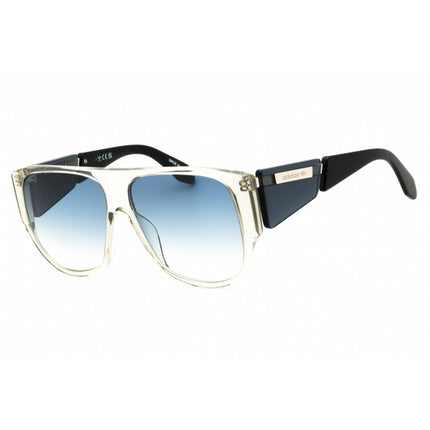 Adidas Men's Sunglasses - Grey/Blue/Black Oversized Shape Full Rim Frame | OR0097 20W ,