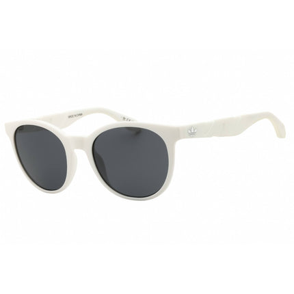 Adidas Unisex Sunglasses - White Injected Propionate Round Full Rim Frame | OR0102 21A ,