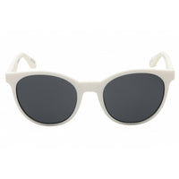Adidas Unisex Sunglasses - White Injected Propionate Round Full Rim Frame | OR0102 21A ,