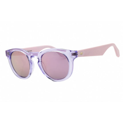 Adidas Unisex Sunglasses - Shiny Pink Injected Propionate Round Frame | OR0106 72Z ,
