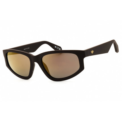 Adidas Women's Sunglasses - Dark Brown Rectangular Shape Full Rim Frame | OR0107 50E ,