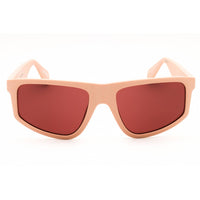 Adidas Unisex Sunglasses - Matte Pink Rectangular Shape Full Rim Frame | OR0108 73S ,
