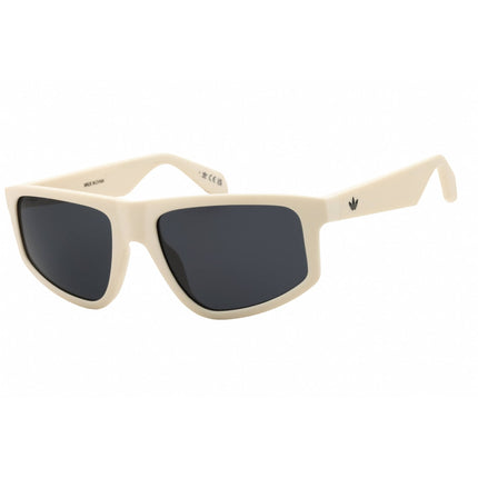 Adidas Unisex Sunglasses - White Injected Propionate Rectangular Frame | OR0108 21A ,