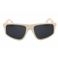 Adidas Unisex Sunglasses - White Injected Propionate Rectangular Frame | OR0108 21A ,