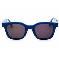Adidas Unisex Sunglasses - Shiny Blue Rectangular Shape Full Rim Frame | OR0109 90A ,
