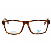 Adidas Men's Eyeglasses - Havana/Blue Rectangular Shape Full Rim Frame | OR5007 056 ,
