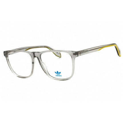 Adidas Men's Eyeglasses - Crystal/Yellow Rectangular Shape Full Rim Frame | OR5060 027 ,