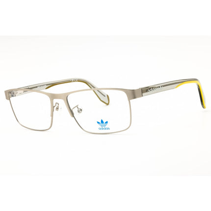 Adidas Men's Eyeglasses - Matte Palladium Rectangular Full Rim Frame | OR5061 017 ,