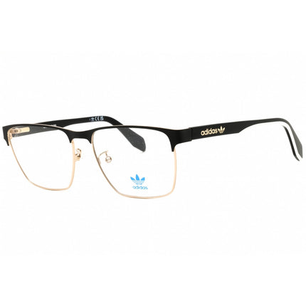 Adidas Men's Eyeglasses - Pale Gold Metal Rectangular Full Rim Frame | OR5062 032 ,