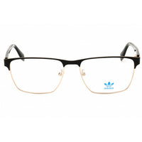 Adidas Men's Eyeglasses - Pale Gold Metal Rectangular Full Rim Frame | OR5062 032 ,
