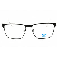 Adidas Men's Eyeglasses - Black/White Metal Rectangular Full Rim Frame | OR5062 005 ,