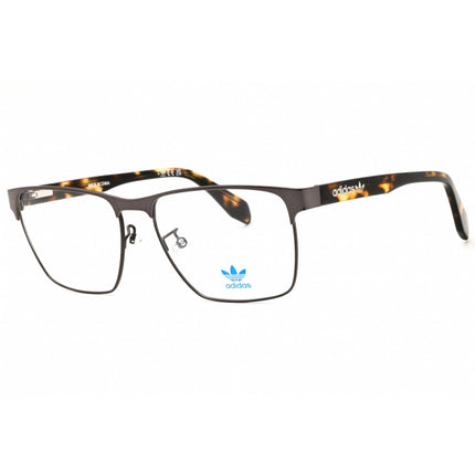 Adidas Men's Eyeglasses - Shiny Gunmetal Rectangular Shape Full Rim Frame | OR5062 008 ,