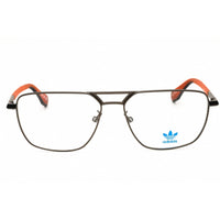 Adidas Men's Eyeglasses - Matte Gunmetal Rectangular Shape Full Rim Frame | OR5069 009 ,