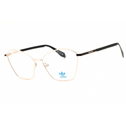 Adidas Women's Eyeglasses - Shiny Deep Gold Cat Eye Shape Full Rim Frame | OR5070 030 ,