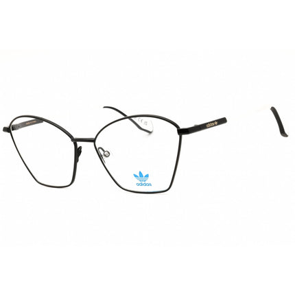 Adidas Women's Eyeglasses - Black/White Metal Cat Eye Full Rim Frame | OR5070 005 ,