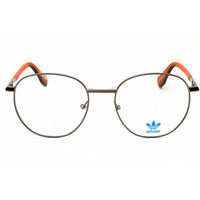 Adidas Unisex Eyeglasses - Shiny Gunmetal Metal Round Full Rim Frame | OR5071 008 ,