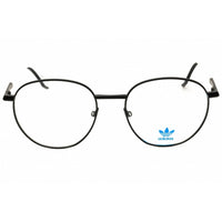 Adidas Unisex Eyeglasses - Black/White Metal Round Shape Full Rim Frame | OR5071 005 ,