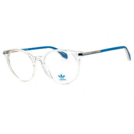 Adidas Unisex Eyeglasses - Crystal/Silver/Blue Acetate Full Rim Frame | OR5073 027 ,