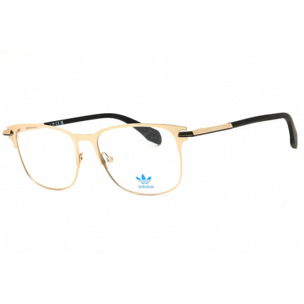 Adidas Men's Eyeglasses - Pale Gold Metal Rectangular Full Rim Frame | OR5081 032 ,