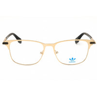 Adidas Men's Eyeglasses - Pale Gold Metal Rectangular Full Rim Frame | OR5081 032 ,