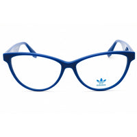 Adidas Women's Eyeglasses - Shiny Blue Acetate Cat Eye Full Rim Frame | OR5084 090 ,