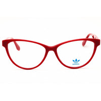 Adidas Women's Eyeglasses - Shiny Red Acetate Cat Eye Full Rim Frame | OR5084 066 ,