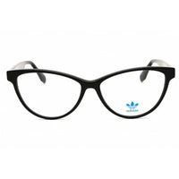 Adidas Women's Eyeglasses - Shiny Black Acetate Cat Eye Full Rim Frame | OR5084 001 ,