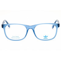 Adidas Men's Eyeglasses - Matte Light Blue Rectangular Full Rim Frame | OR5086 085 ,