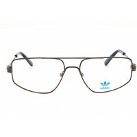 Adidas Men's Eyeglasses - Shiny Gunmetal Rectangular Shape Full Rim Frame | OR5106 008 ,