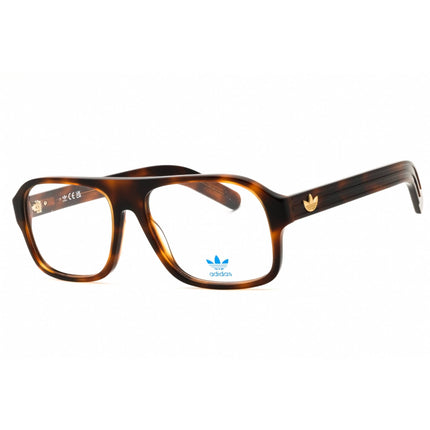Adidas Men's Eyeglasses - Dark Havana Rectangular Shape Full Rim Frame | OR5109 052 ,