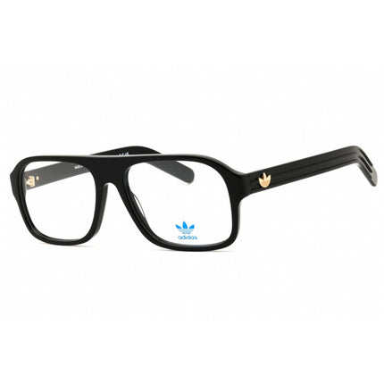 Adidas Men's Eyeglasses - Shiny Black Rectangular Shape Full Rim Frame | OR5109 001 ,