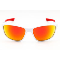 BMW Men's Sunglasses - White Sport Wraparound Shape Full Rim Frame | BS0032 21U ,