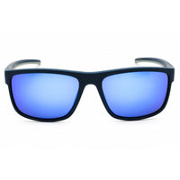 BMW Men's Sunglasses - Matte Blue Sport Wraparound Shape Full Rim Frame | BS0037 91X ,