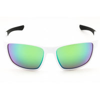 BMW Men's Sunglasses - White Sport Wraparound Shape Full Rim Frame | BS0046 21Q ,