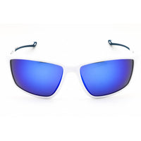 BMW Men's Sunglasses - White Sport Wraparound Shape Full Rim Frame | BS0047 21X ,