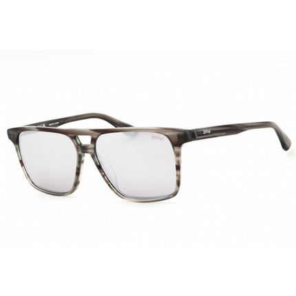 BMW Men's Sunglasses - Grey Acetate Rectangular Shape Full Rim Frame | BW0038 20C ,